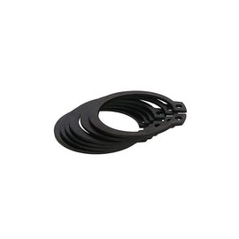 Alicates for anillos de seguridad, anillos de seguridad, 10 piezas de anillos de retención externos con clips en C de 40-48 mm,