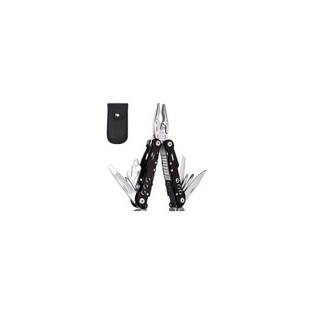 Alicates Multiusos Plegable, WAYAMY 14 en 1 Multiherramienta de Alicate Herramienta Multifuncional de Acero Inoxidable Navaja S