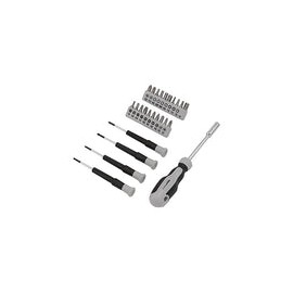 Amazon Basics - Juego de herramientas manuales para reparación general del hogar y mecánico de 131 piezas