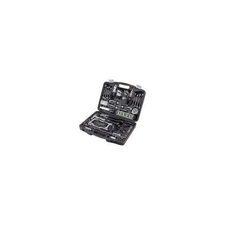 Amazon Basics - Juego de herramientas manuales para reparación general del hogar y mecánico de 173 piezas