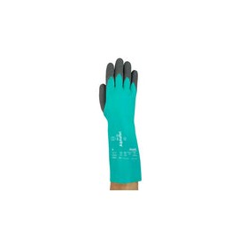 Alphatec 58-735 Guante de Nitrilo con Protección Química y Resistencia a los Cortes Otorga Destreza Agarre en Seco y Húmedo Bol
