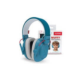 Alpine Muffy Protectores de Oído para Niños - Cascos Antiruido para niños de hasta 16 años - Cascos de Insonorización diseñados