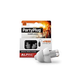 Alpine PartyPlug Tapones para los oídos para Fiestas, festivales de música y conciertos - Gran calidad musical - Cómodo materia