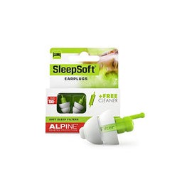 Alpine SleepSoft Tapones - Bloquea los ronquidos y mejora el sueño - Filtros suaves diseñados para dormir - Material hipoalergé