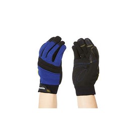 AmazonBasics Enhanced Flex Grip Work Gloves, Blue, XXL