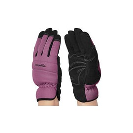 AmazonBasics Women's Work Gloves, Garden Gloves, Purple, M