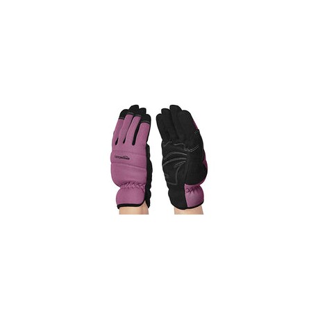 AmazonBasics Women's Work Gloves, Garden Gloves, Purple, M