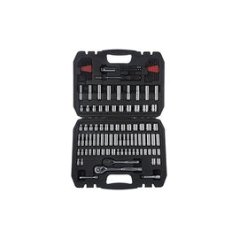 AmazonBasics, Juego de herramientas dados, Negro, 123 Piezas