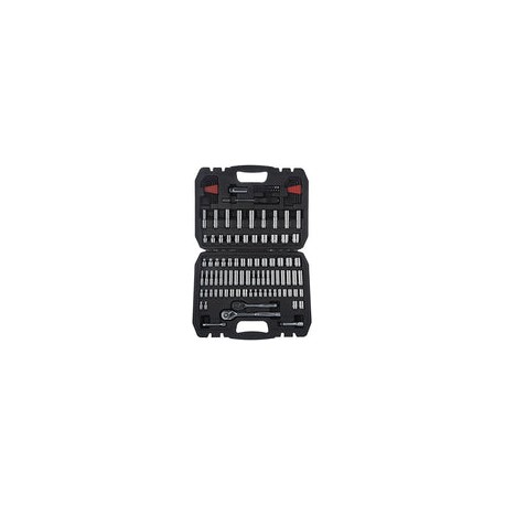 AmazonBasics, Juego de herramientas dados, Negro, 123 Piezas
