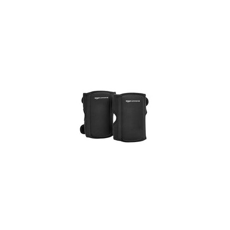 AmazonCommercial - P2DFT024-1 rodilleras sobre/debajo de 8.5 pulgadas, color negro, 1 par