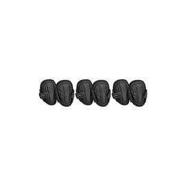 AmazonCommercial - Rodilleras de espuma de gel suave, 9 pulgadas, negro, 3 pares