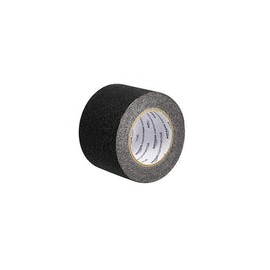 AmazonCommercial Cinta antiderrapante, cinta de agarre 10 cm x 9 m, negro, 2 por paquete