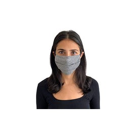 American Mask Project Reusable Cloth Face Mask (Pack of 2), Heather Grey