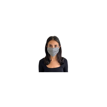 American Mask Project Reusable Cloth Face Mask (Pack of 2), Heather Grey