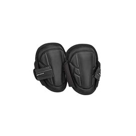 AmazonCommercial Rodilleras de trabajo de gel de espuma suave, 9 pulgadas, color negro, 1 par