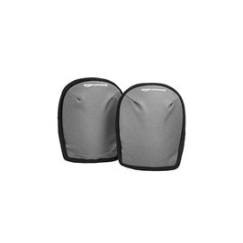 AmazonCommercial Rodilleras lavables, 8 pulgadas, gris, 1 par