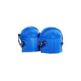 AmazonCommercial Rodilleras sin casquillo, 9.75 pulgadas, azul, 1 par
