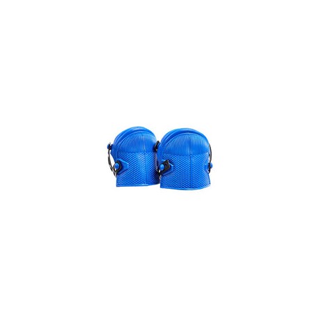AmazonCommercial Rodilleras sin casquillo, 9.75 pulgadas, azul, 1 par