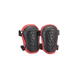 AmazonCommercial Rodilleras TPR que no se casan, 9.5 pulgadas, color negro, 1 par