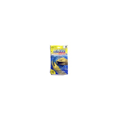 Ambiderm Guante mediano de látex afelpados con algodón. APPCROM