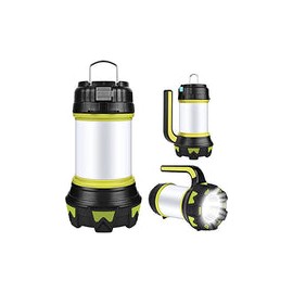 ANNA TOSANI Linterna de Cámping Recargable Antorcha Lámpara 4 Modos de Luces de Trabajo Farol de Cámping Resistente al Agua con