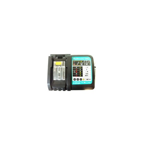 ANOITD DC18RC Cargador de batería de iones de litio de 14.4V-18V compatible con Makita DC18RC DC18RD DC18RA DC18SD DC18SF para 