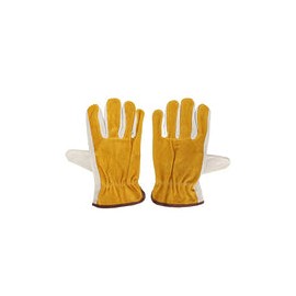 Anonry Garden Guantes de Cuero para Plantar, Trabajar, protección Solar, Resistentes a pinchazos, Resistentes a la abrasión, Gu