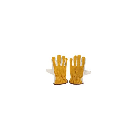 Anonry Garden Guantes de Cuero para Plantar, Trabajar, protección Solar, Resistentes a pinchazos, Resistentes a la abrasión, Gu