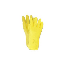 Ansell 632L Magid ComfortFlex 632 - Guantes de látex forrados (20 mil, 11 de largo, 5.5 de ancho, 0.21 de altura, talla 9, 12 u