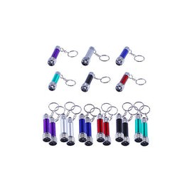 Antner 18pcs Mini linternas llavero 5 bombillas LED llavero juguete para niños fiesta favores, camping, viajes, hogar u oficina