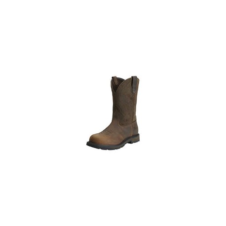 Ariat Work - Bota de trabajo para hombre con puntera de acero, Marrón, 10 M US