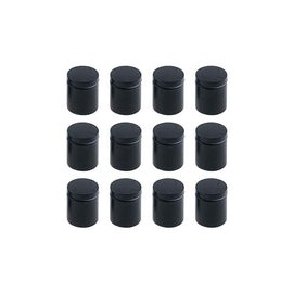 Antrader Soporte de vidrio de 1 pulgada x 1-1/5 pulgadas, tornillo de soporte de pared para uñas, acero inoxidable, accesorios 