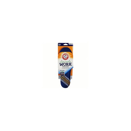 Arm & Hammer - Plantillas de trabajo de espuma viscoelástica, para hombre, tallas 8-13, 1 par, Paquete de 3