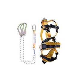 Arnes Anticaidas Trabajos en Altura, Ajustable Arnes de Seguridad Trabajo con Cuerda, Fall Protection Arnés de Escalada Arboles