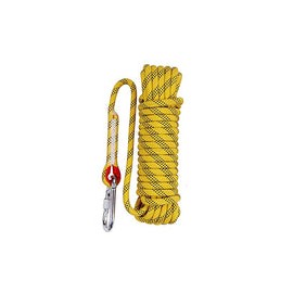 Aoneky 10 mm Cuerda Estática al Aire Libre Cuerda de Escalada, Cuerda de Seguridad Rescate Supervivencia, Multicolor (Amarillo 
