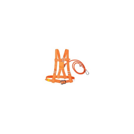 Arnés de Escalada, Medio Cuerpo Cinturón de Seguridad Ajustable Arnés de Escalada al Aire Libre para Trabajos Aéreos(Small Buck