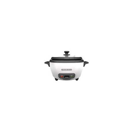 Arrocera de 6 Tazas, Black & Decker RC506, Blanca