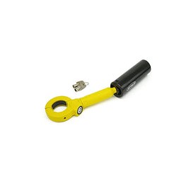 Artago 862A/B - Barra antirrobo para palanca de freno de coche, rosca de ajuste de cambio más adaptable