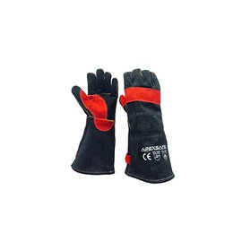 APEXSAFE Guantes de soldadura de forja de cuero, resistentes al calor y al fuego, guantes para Tig, Mig, barbacoa, horno, parri