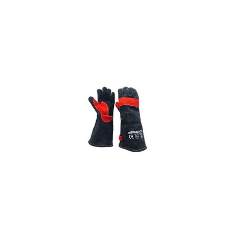 APEXSAFE Guantes de soldadura de forja de cuero, resistentes al calor y al fuego, guantes para Tig, Mig, barbacoa, horno, parri