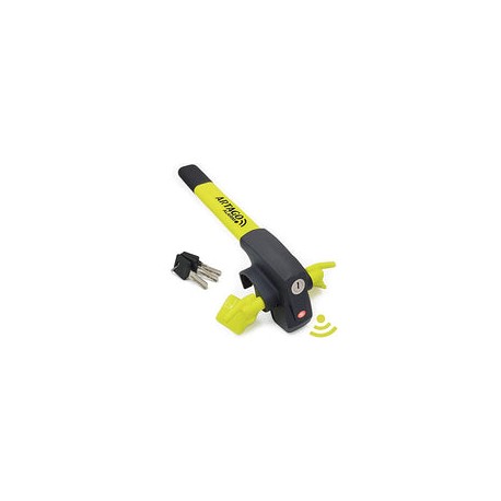 Artago 870 Bastón para Automovil Volante con Alarma Inteligente 120dB, Bastón para Carro Inmovilizador de Auto 2 en 1 Bastón de