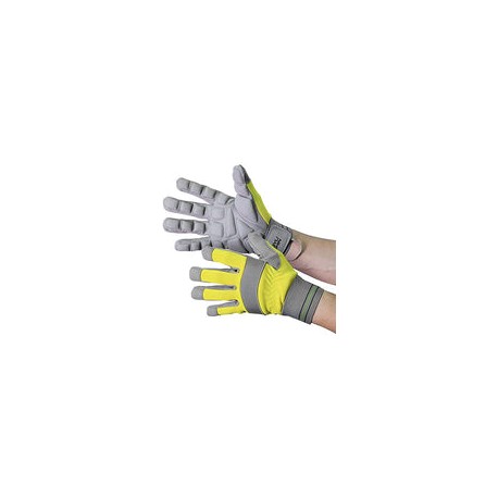 Artículo útil japonés, guantes gruesos con cojines para reducir las vibraciones. Guantes antivibración (XL)