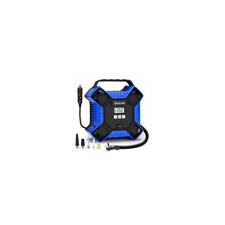 AstroAI Compresor de Aire 12V DC, Inflador de Llantas Neumaticos Electrico160 PSI con adaptador de corriente para coche, Apagad