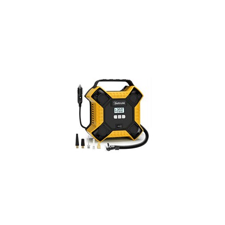 AstroAI Compresor de Aire 12V, Compresor de Llantas Neumaticos 160 PSI Aire Neumaticos, Compresor de Llantas（ Amarillo）