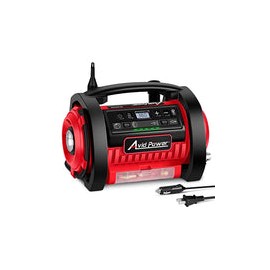 AVID POWER Inflador de neumáticos, compresor de aire portátil, bomba de neumáticos de coche de 12 V CC/110 V CA, bomba de colch