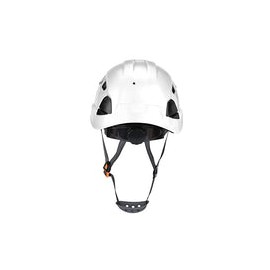 01 02 015 Casco de espeleología, Casco de Seguridad cómodo de Llevar Resistente a la corrosión con Orificio de Aire para espele
