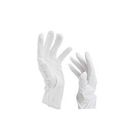 1 Pair Guantes de algodón suave Joya de monedas Guantes de inspección de plata