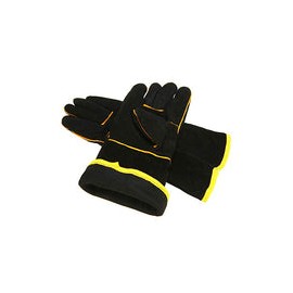 1 par de guantes de protección de soldadura negros resistentes Mig guantes de soldadura guantes de soldadura soldadores guantes