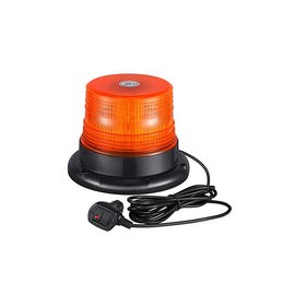 AT-HAIHAN Luz estroboscópica de advertencia de peligro de emergencia, 20 W, 40 LED, resistente al agua, con base magnética y mo
