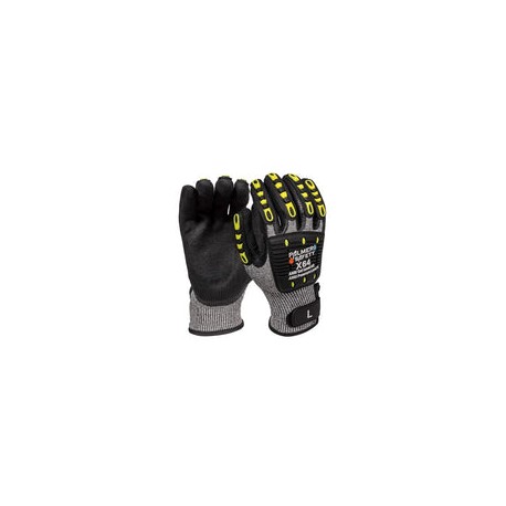 ATERET Guantes de trabajo de utilidad general, protección contra cortes e impactos, ligeros y transpirables, ajuste de rendimie